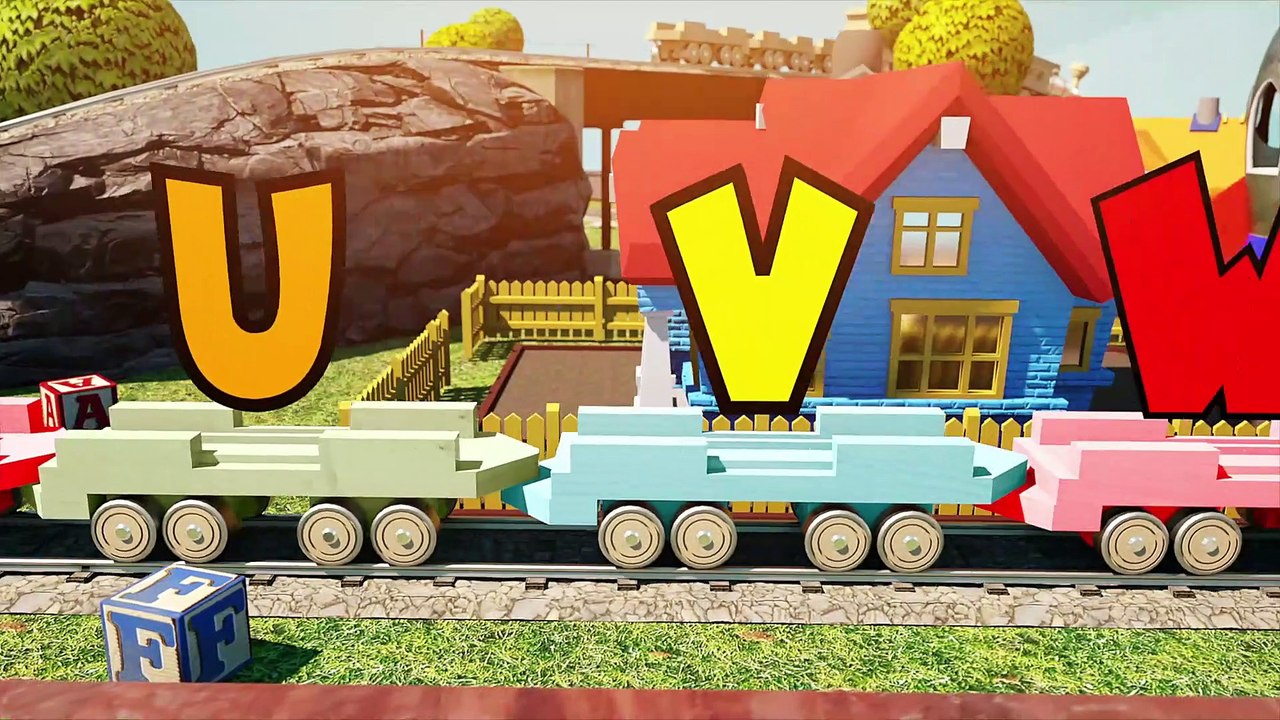 Learn an Alphabet Train Song - bob the train phonics song ABCs 3d animation