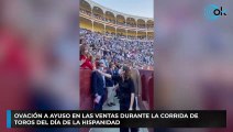 Ovación a Ayuso en Las Ventas durante la corrida de toros del Día de la Hispanidad