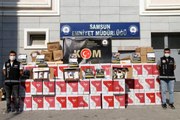 Son dakika haberleri: Samsun'da 4 milyon 230 bin dal bandrolsüz boş makaron ele geçirildi: 2 gözaltı