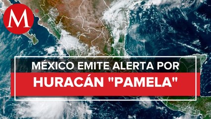 SMN prevé que 'Pamela' se convierta en huracán categoría 2 para el martes por la mañana