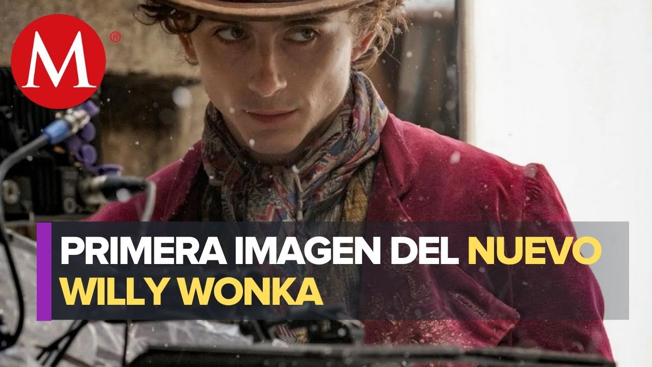 Timothée Chalamet ya luce como Willy Wonka para precuela de 'Charlie y la Fábrica de Chocolate'