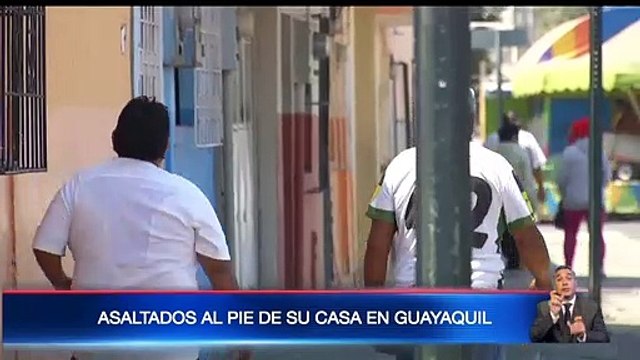 Comerciantes son asaltados en la puerta de su domicilio