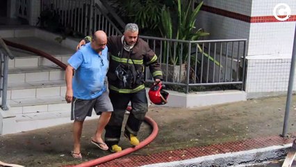 Arnaldo Cesar, proprietário do imóvel que pegou fogo