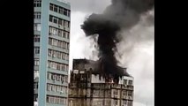 Veja fotos e vídeos do prédio atingido por incêndio em Vitória