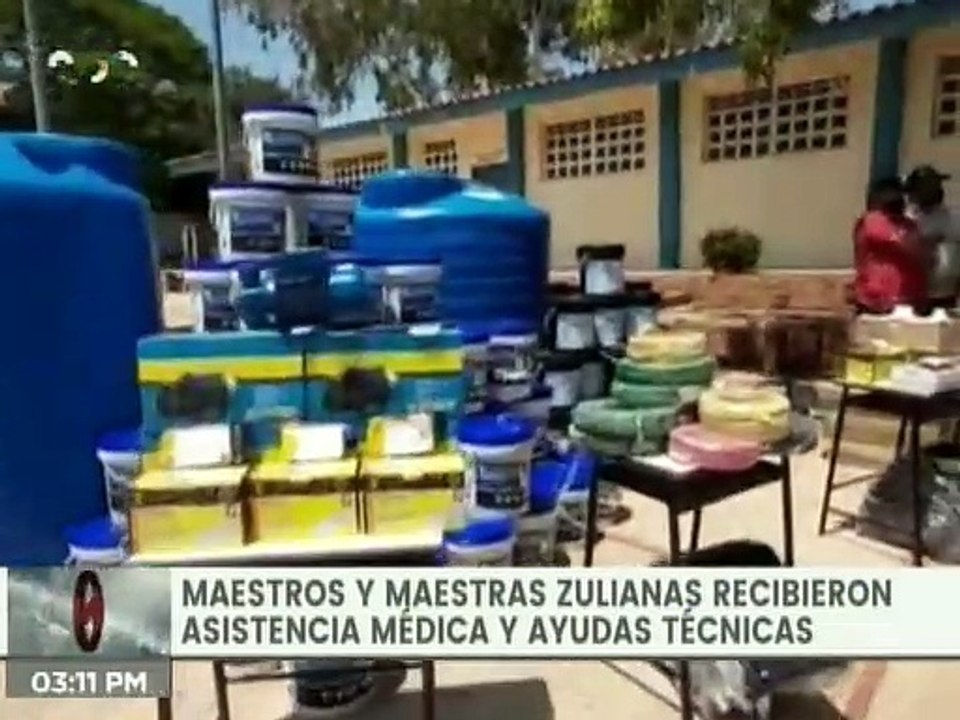 Entérate | Personal docente del Edo. Zulia recibió asistencia médica y ayudas técnicas