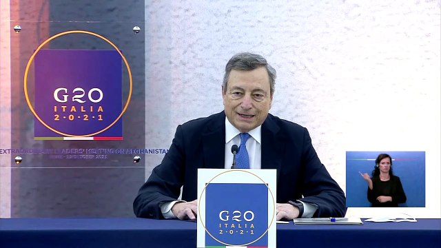 Afghanistan, Draghi: Nel Paese l'emergenza umanitaria è gravissima