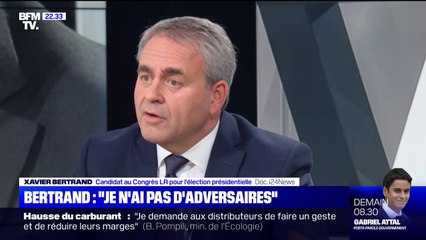 Xavier Bertrand: "Je n’ai pas d’adversaire dans ma famille politique"