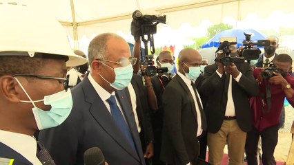 Pose de la première pierre du pôle gynéco-obstétrique au CHU de Cocody (Abidjan)