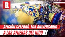 Afición celebró 105 aniversario a las afueras del Nido