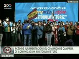 PSUV juramentó al Comando de Campaña Comunicacional Aristóbulo Istúriz