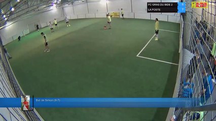 But de Simon (8-7) - FC GRAS DU BIDE 2 Vs LA POSTE - 12/10/21 19:00 - LIGUE 4 - Poitiers Game Parc