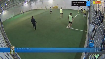 But de Youssouf (8-8) - FC GRAS DU BIDE 2 Vs LA POSTE - 12/10/21 19:00 - LIGUE 4