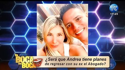 "Un día tomó de más, vaciló con alguien": Andrea Bucaram dijo que su ex le fue infiel