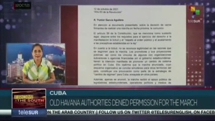 Cuba: March request denied for being considered destabilizing