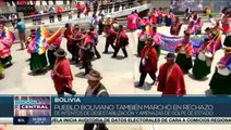 Pueblo boliviano protesta contra intentos de Golpe de estado de la Derecha