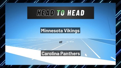 Minnesota Vikings at Carolina Panthers: Spread