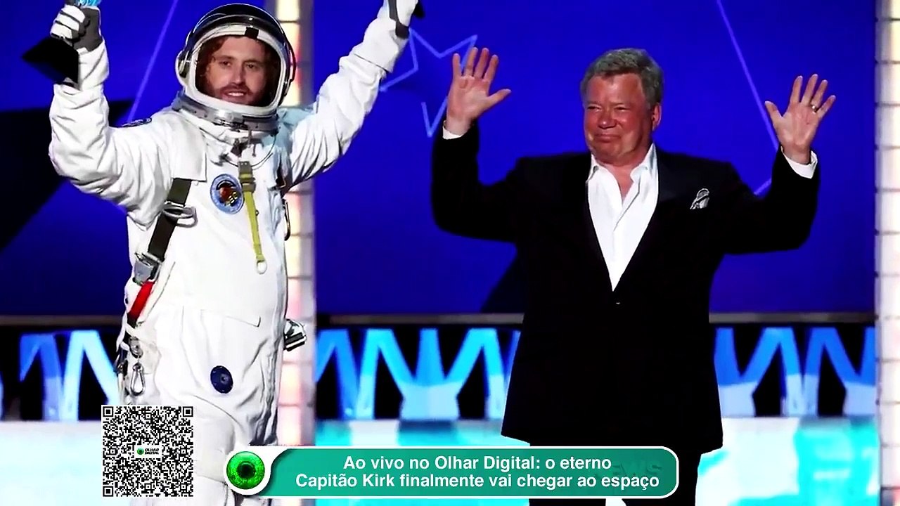 Ao vivo no Olhar Digital: o eterno Capitão Kirk finalmente vai chegar ao espaço