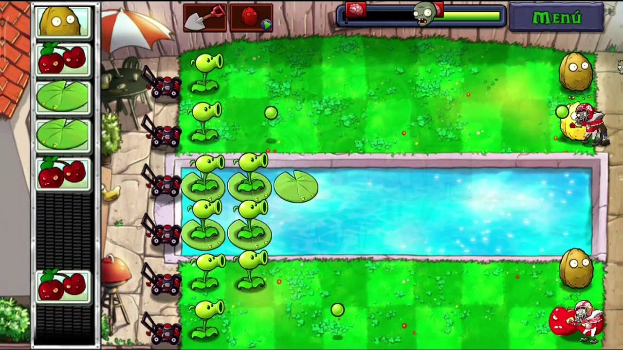 #25 Plantas Contra Zombis Free Aventura Piscina Nivel 5 / Consigo el Jalapeño / Android