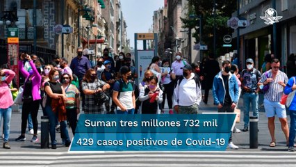 México suma este martes 7 mil 187 contagios y 546 muertes por Covid-19 en 24 horas