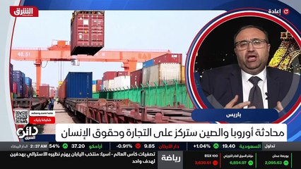 ...وهي موضوع الإيغور في الصين والذي تحدث وب...