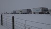 Drivers stranded as heavy snow shuts down interstate in Wyoming
