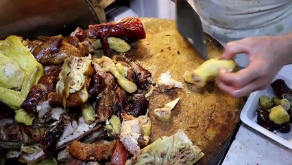 Street Food || Hong Kong Street Food Roasted Ducks Roasted Pork SO CHEAP YUMMY.