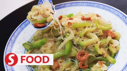 Retro Recipe: Hairy gourd glass noodle