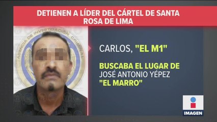 Detienen a Carlos, alias "El M1" del cártel de Santa Rosa de Lima