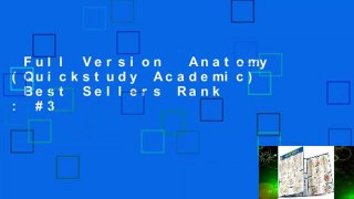 Full Version  Anatomy (Quickstudy Academic)  Best Sellers Rank : #3