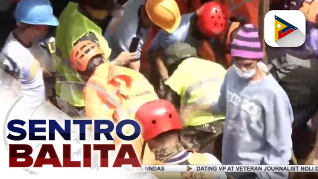 Labi ng dalawang bata na natabunan ng gumuhong lupa sa Baguio city, nakuha na