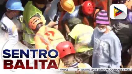 Labi ng dalawang bata na natabunan ng gumuhong lupa sa Baguio city, nakuha na