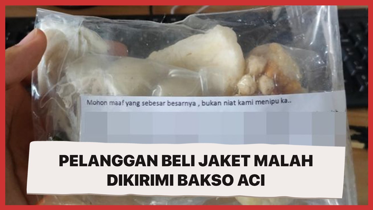 Pelanggan Beli Jaket Malah Dikirimi Bakso Aci, Aksi Penjual Ini Justru Ramai Dipuji