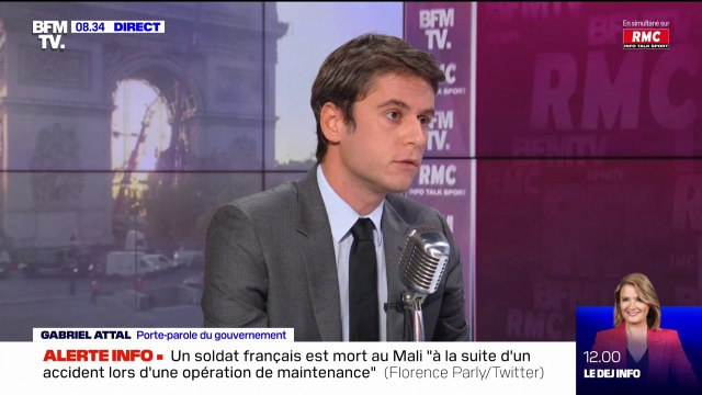 Gabriel Attal sur le Mali: Notre priorité reste de lutter contre le terrorisme sur place