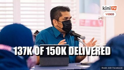 Radzi: 137k of 150k laptops distributed so far