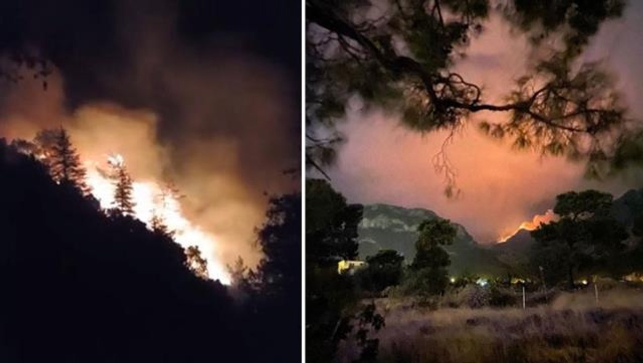 Kabus yeniden hortladı! Hızla ilerleyen orman yangını geceden beri söndürülemiyor