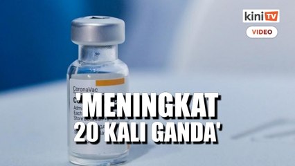 Antibodi naik 20 kali ganda selepas terima dos penggalak - Kajian Sinovac