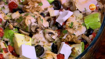 كسرولة الدجاج اليونانية | غادة التلي