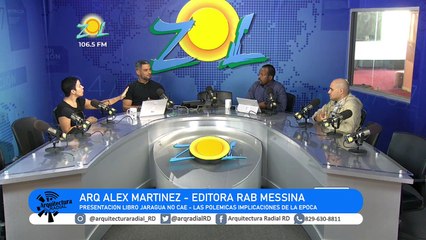 Arq  Alex Martinez – Editora Rab Messina – Presentación Libro, JARAGUA NO CAE