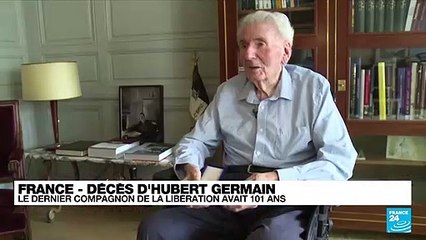 France : décès d'Hubert Germain, dernier compagnon de la Libération