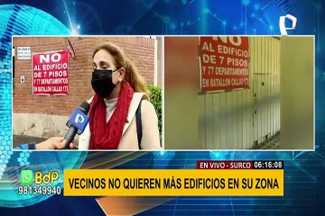 Surco: denuncian cambios en zonificación para permitir edificaciones de más de siete pisos