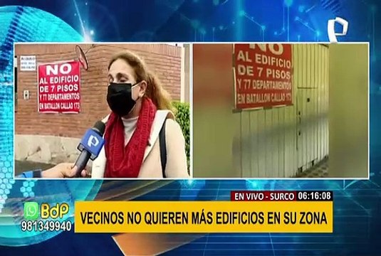 Surco: denuncian cambios en zonificación para permitir edificaciones de más de siete pisos