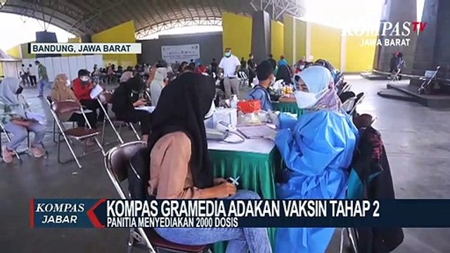 Kompas Gramedia Suntikan Vaksin Tahap 2