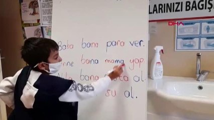 Baran Can, hastanede okumayı öğrendi