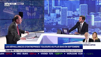 Claude Piot (Banque de France) :Les défaillances d'entreprises toujours au plus bas en septembre - 13/10