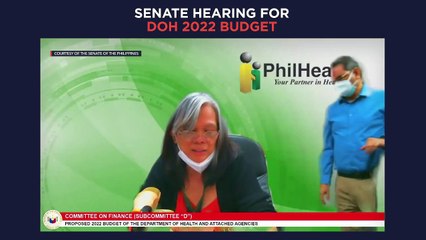 Senate hearing on proposed 2022 budget for DOH