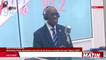 Abdoulaye Sene, Secrétaire executif du 9ème forum invité dans RFM matin du 13 Octobre 2021