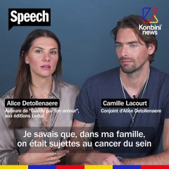 Cancer du sein : combattre la maladie à deux | SPEECH de Alice Detollenaere et Camille Lacourt
