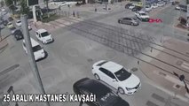 GAZİANTEP'TE KAZALAR, MOBESE KAMERALARINDA