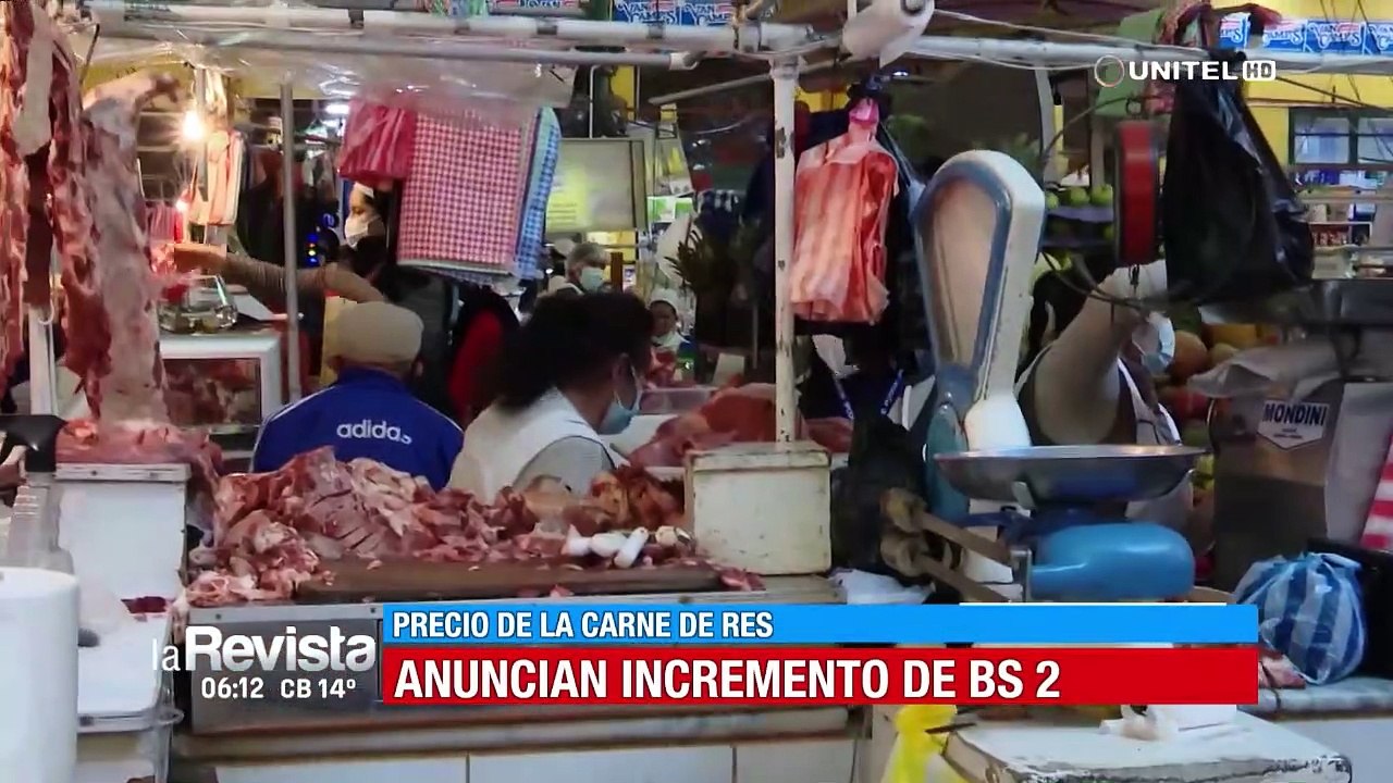 Cochabamba: Sube Bs 2 el precio de la carne de res en los mercados, denuncian desabastecimiento del producto por la exportación