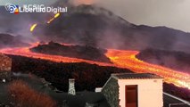 La lava afecta ya a 656 hectáreas y destruye a su paso 1.458 edificaciones en La Palma